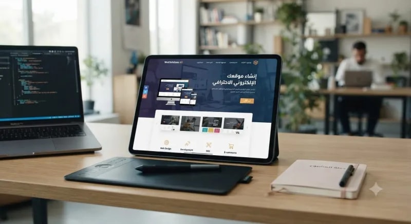 انشاء موقع