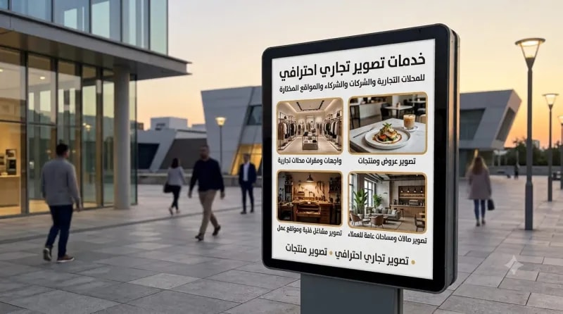 خدمات التصوير الإحترافي للمراكز والمواقع
